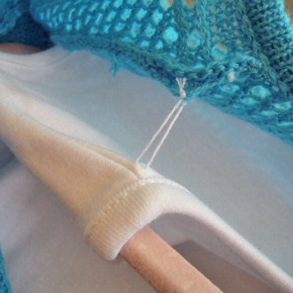 ALFRED DUNNER CROCHET CARDIGAN AND TANK SET LARGE - Picture 11 of 11